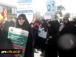 حضور دانشجویان و کارمندان و اساتید پردیس در راهپیمایی 22 بهمن 4