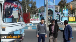 غبار روبی گلزار شهدا توسط کارکنان پردیس رسالت در سومین روز از دهه ی فجر 6