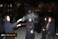 حضور دانشجویان پردیس در مراسم اعتکاف 2