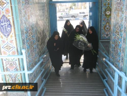 حضور بر گلزار شهدا به مناسبت هفته دفاع مقدس