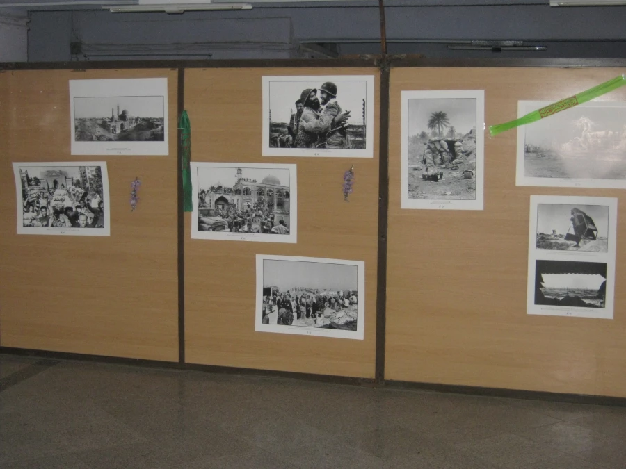 برپایی نمایشگاه عکس به مناسبت هفته دفاع مقدس