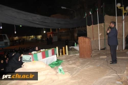 سخنرانی حاج آقا کیخا مسئول بسیج دانشجویی در مراسم پیمان با شهدا وشهید گمنام