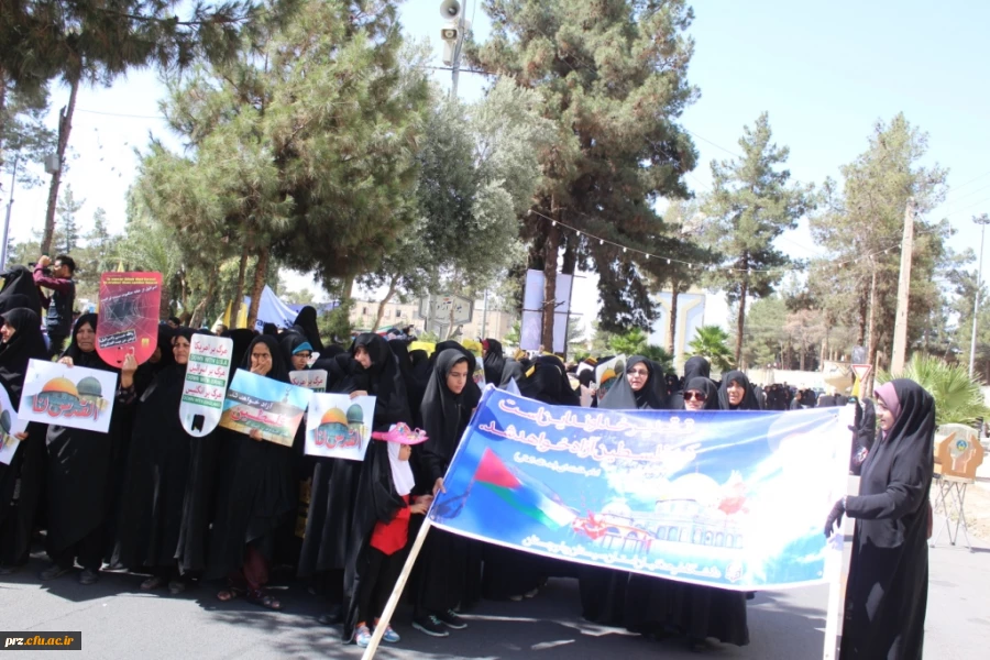 حضور باشکوه در راهپیمایی روز قدس
