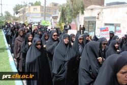 حضور گسترده وپرشور مسئولین ،اساتید ،دانشجویان وهمکاران دانشگاه فرهنگیان در راهپیمایی روز قدس