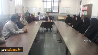 حضور کارکنان پردیس رسالت جهت عرض تبریک به جناب آقای نیک پناه