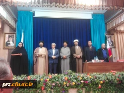 حضور کارشناس مسئول فرهنگی پردیس رسالت در مراسم تقدیر از دانشجویان برتر کشوری در طرح قرآنی سراج در 2