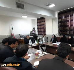 برگزاری جلسه در خصوص کلاس های طرح معراج  که در محل مدیریت استانی که از 15 بهمن لغایت  10 اسفند برگزار خواهد شد. 2