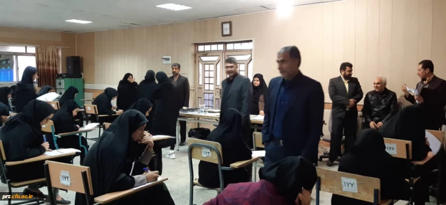آغاز برگزاری امتحانات با پخش خرما به مناسبت شهادت حاج قاسم سلیمانی و همچنین بازدید سرپرست مدیریت استانی از برگزاری امتحانات در پردیس رسالت 2