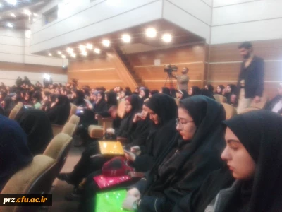  حضور دانشجویان دربرگزاری مراسم روز زن در دفتر نهاد رهبری