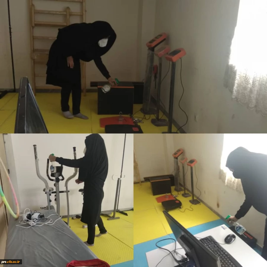 فعالیتهای ورزشی همکاران جهت مبارزه و شکست ویروس کرونا