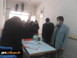 بازدید رئیس اداره محترم گزینش آموزش و پرورش از روند مصاحبه جناب آقای فقیهی  2