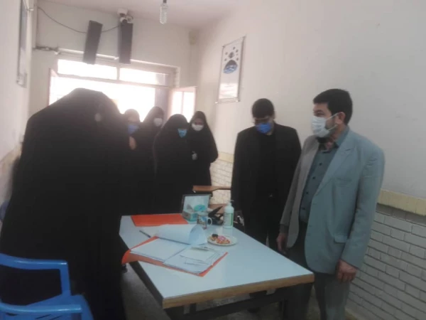 بازدید رئیس اداره محترم گزینش آموزش و پرورش از روند مصاحبه جناب آقای فقیهی  2