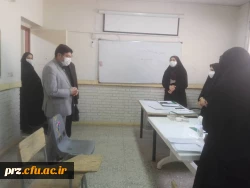 بازدید رئیس اداره محترم گزینش آموزش و پرورش از روند مصاحبه جناب آقای فقیهی  3