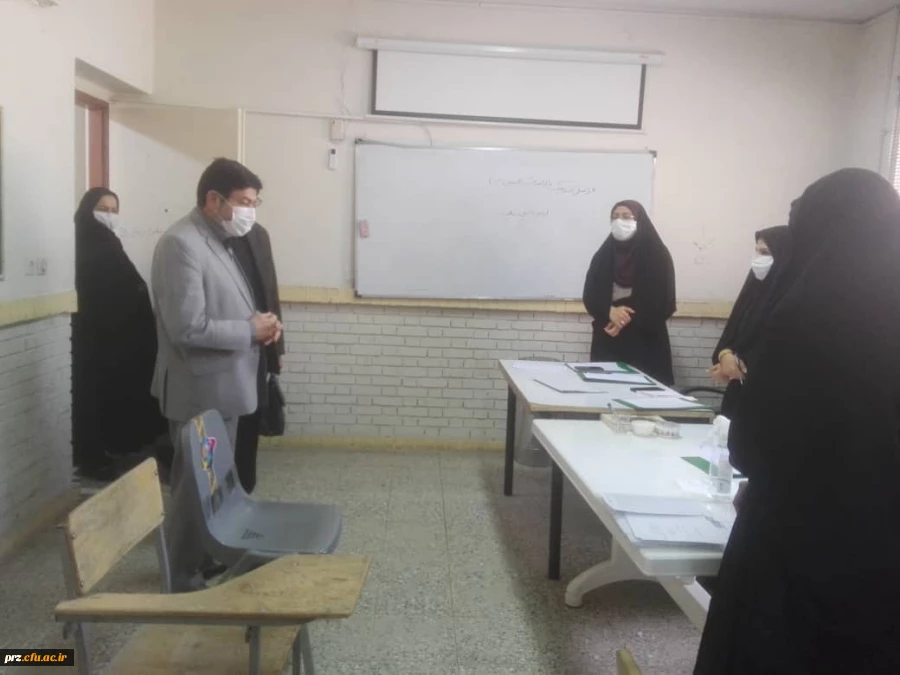 بازدید رئیس اداره محترم گزینش آموزش و پرورش از روند مصاحبه جناب آقای فقیهی  3