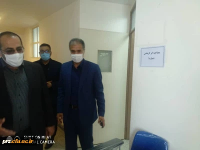 بازدید فرماندار محترم شهر زاهدان جناب آقای نخعی از روند مصاحبه
