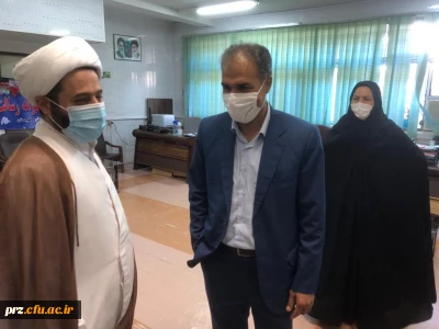 بازدید جناب حجه الاسلام و المسلمین جناب میرزایی مسئول نهاد رهبری و جناب دکتر منصور نیک پناه از پردیس رسالت 